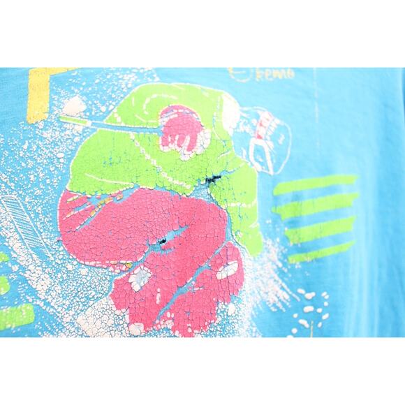 Vintage Okemo Vermont Skiing Long Sleeve T Shirt XL - Picture 3 of 10